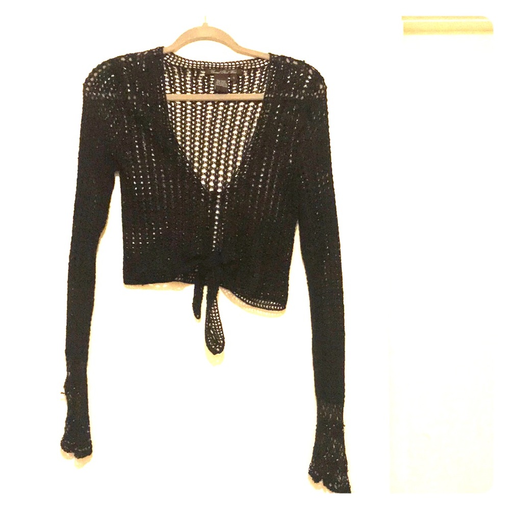 Knit cardigan with long sleeves pretty sequence